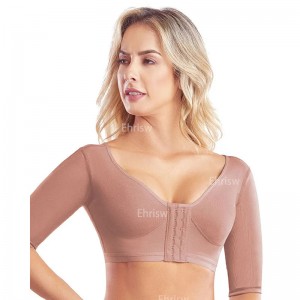 Correcteur de posture de soutien-gorge de chirurgie post-chirurgicale pour femmes avec manches Brasier Post Operatorio