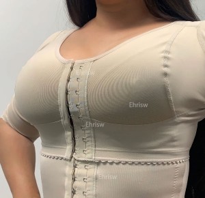 LONG SLEEVE SHAPING BLOUSE – COVERED CHEST