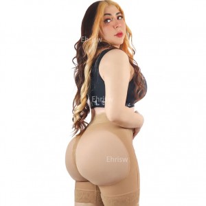 Butt Lift-short met hoge taille