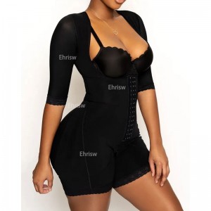 Γυναικεία Push Up Bodysuit Μετα τον τοκετό Seamless Shapewear Bodysuit with Sleeves Shapewear Fajas αδυνατίσματος