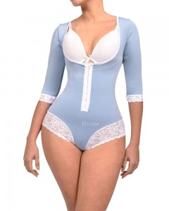 Vrouwen Full Body Taille Trainer Rits Tummy Controle Bovenarm Open Buste Slanker Corset Shaper Gordel