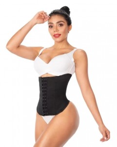 Short Torso Waist Trainer Corset for Tummy Control Underbust Sports Workout Hourglass Body Shaper