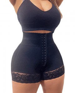 BBL Shorts Double Compression High Waisted With Mid-section Tummy Control Curvy Fit